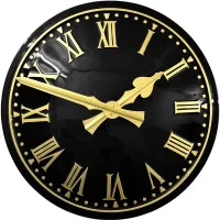 Yorkshire Outdoor Clock Service dark dial